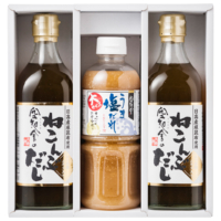 空知舎ギフトセット うま塩だれビッグサイズ 500ml 1本・ねこんぶだし 500ml 2本