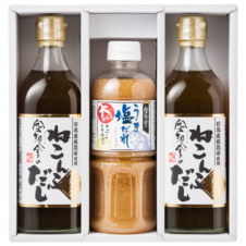 空知舎ギフトセット うま塩だれビッグサイズ 500ml 1本・ねこんぶだし 500ml 2本
