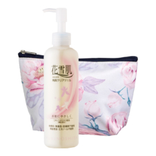 【母の日ギフト】花雪肌 角質クリアジェル ベーシックタイプ 240ml＋プーリエ/サテンポーチセット