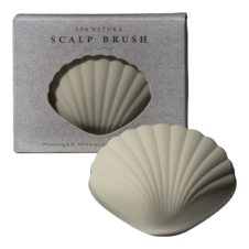 スパナチュラ シェルスカルプブラシ（頭皮用シャンプーブラシ）