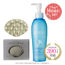 【母の日ギフト】花雪肌角質クリアジェルplus200ml＋スパナチュラ シェルスカルプブラシ【累計販売数390万本突破】