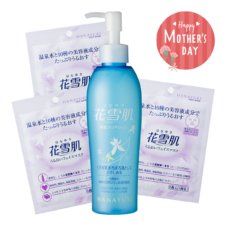 【母の日ギフト】花雪肌 角質クリアジェル plus 200ml＋うるおいフェイスマスク3枚セット
